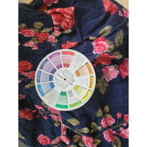 Maurices Womens Top 3X Plus Swing Sleeveless Strap Blue Pink FLO129E - Picture 8 of 9